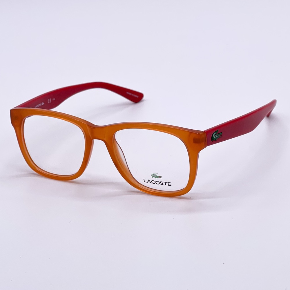 COPY - NEW LACOSTE KID’S EYEGLASSES LACOSTE L3614 800 ORANGE RED KID’S EYEWEAR …